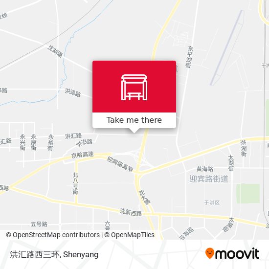 洪汇路西三环 map