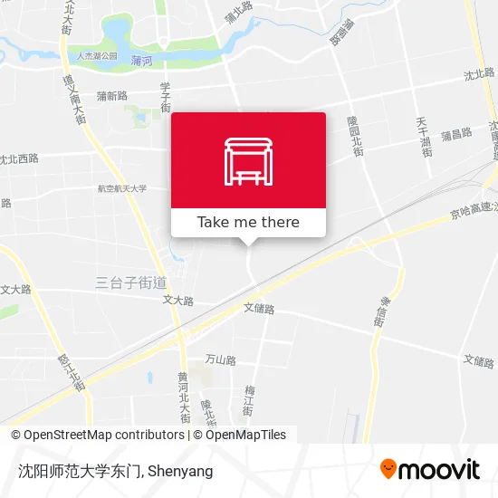 沈阳师范大学东门 map