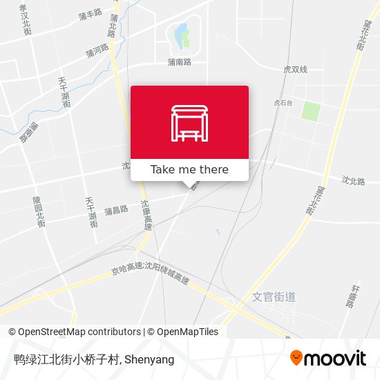 鸭绿江北街小桥子村 map