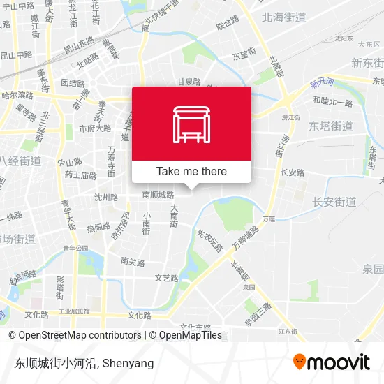 东顺城街小河沿 map