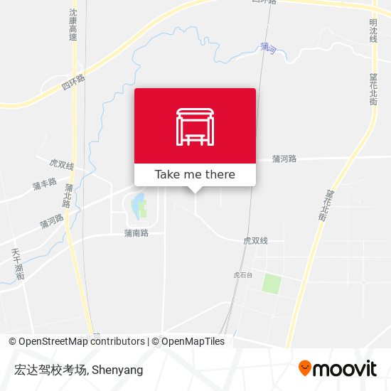 宏达驾校考场 map