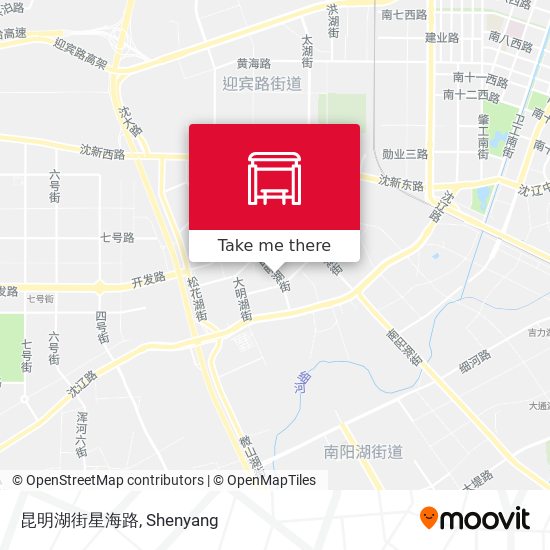 昆明湖街星海路 map