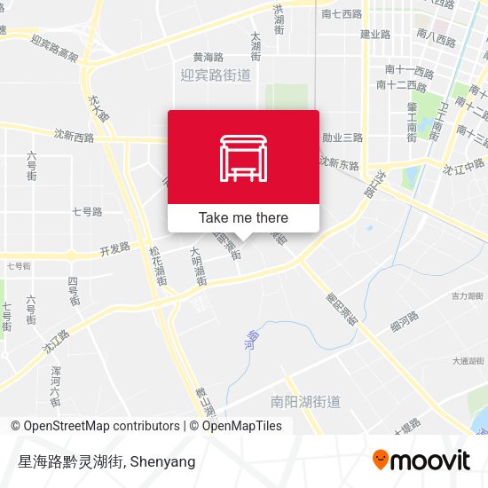 星海路黔灵湖街 map
