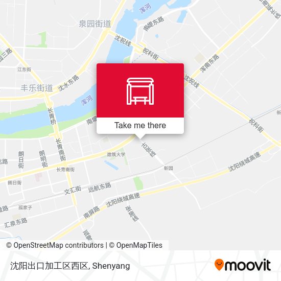 沈阳出口加工区西区 map