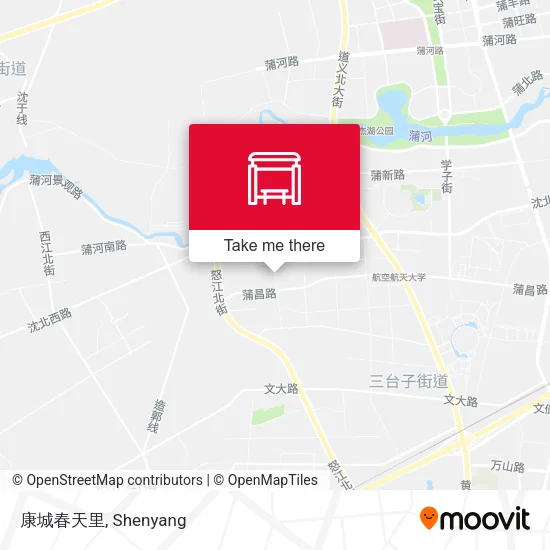 康城春天里 map