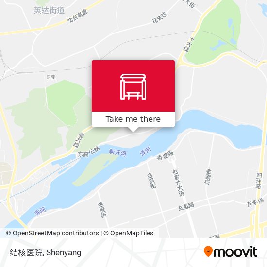 结核医院 map
