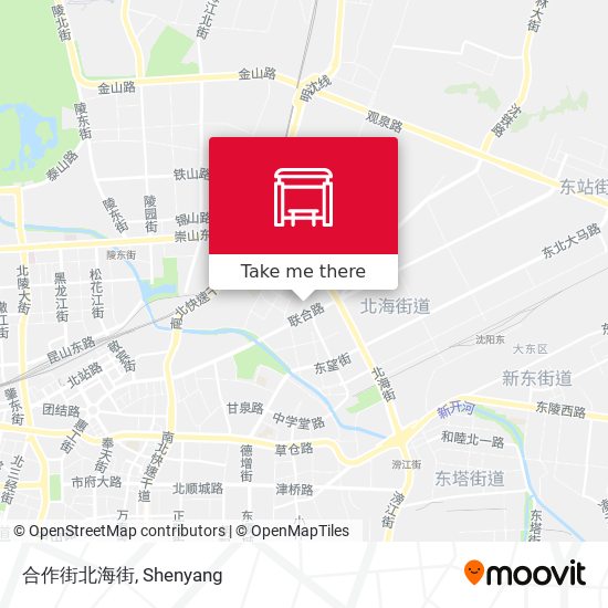 合作街北海街 map