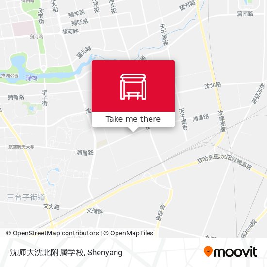 沈师大沈北附属学校 map