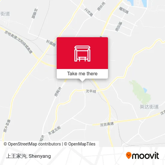 上王家沟 map