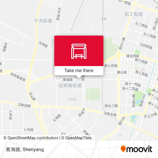 黄海路 map