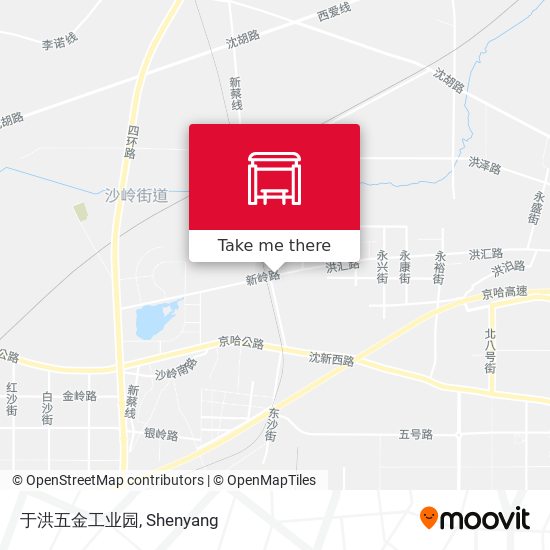 于洪五金工业园 map