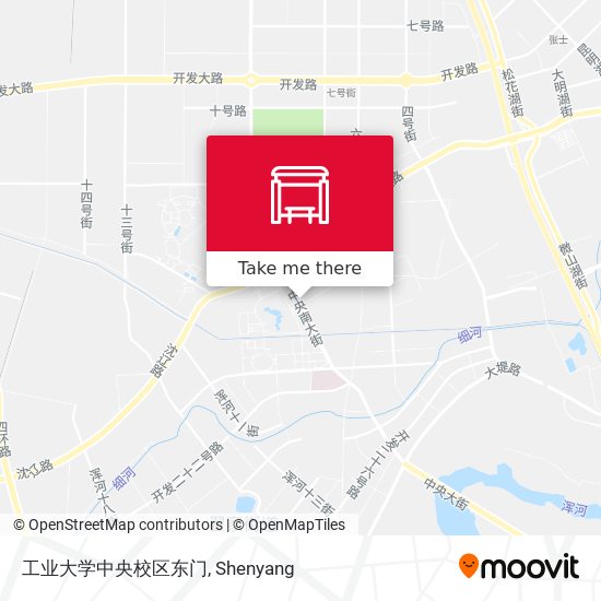 工业大学中央校区东门 map