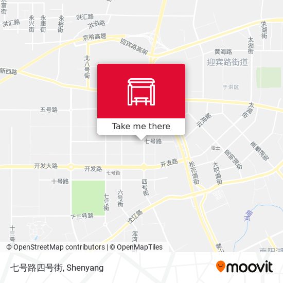 七号路四号街 map