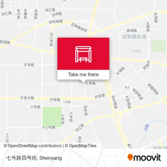 七号路四号街 map