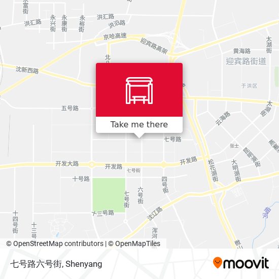七号路六号街 map