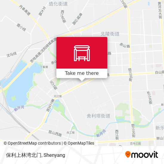保利上林湾北门 map