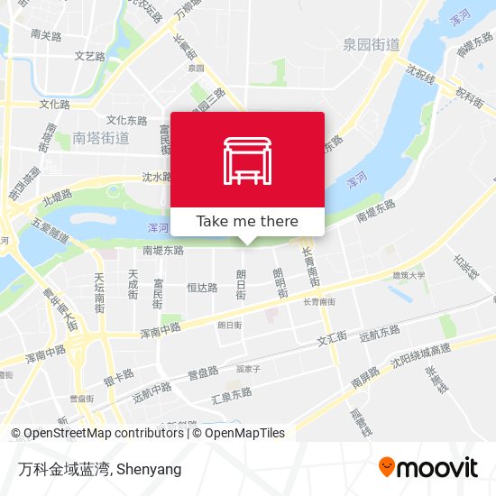 万科金域蓝湾 map