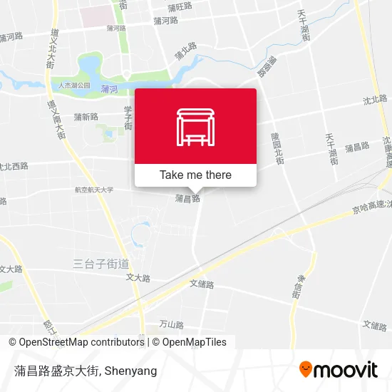 蒲昌路盛京大街 map