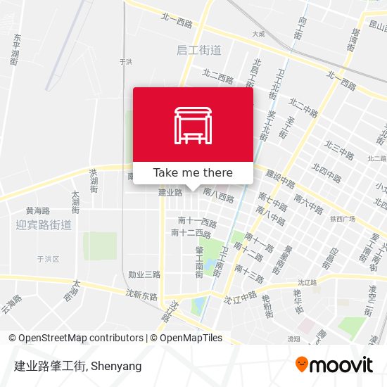 建业路肇工街 map