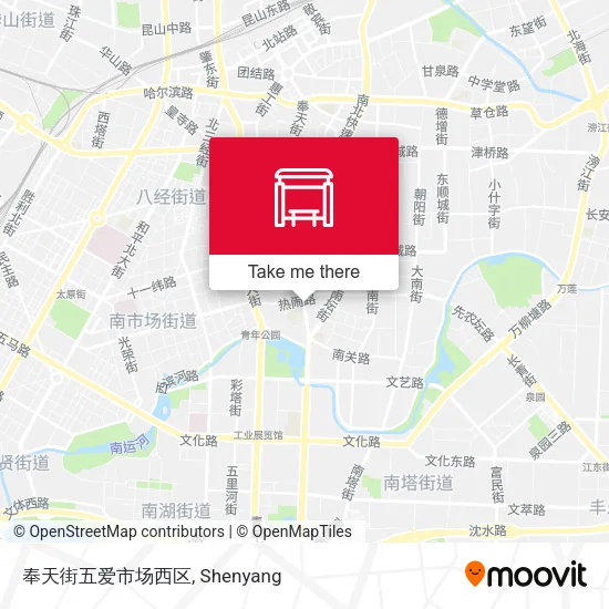 奉天街五爱市场西区 map