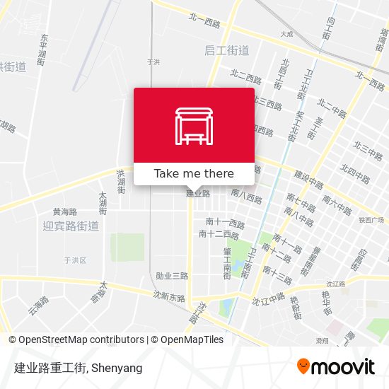 建业路重工街 map