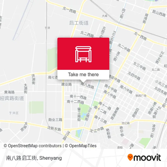 南八路启工街 map