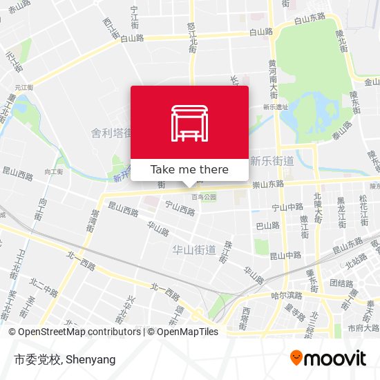 市委党校 map