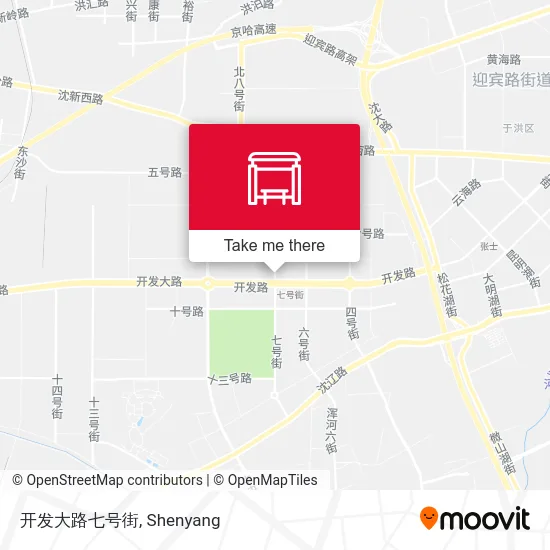 开发大路七号街 map