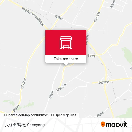 八棵树驾校 map