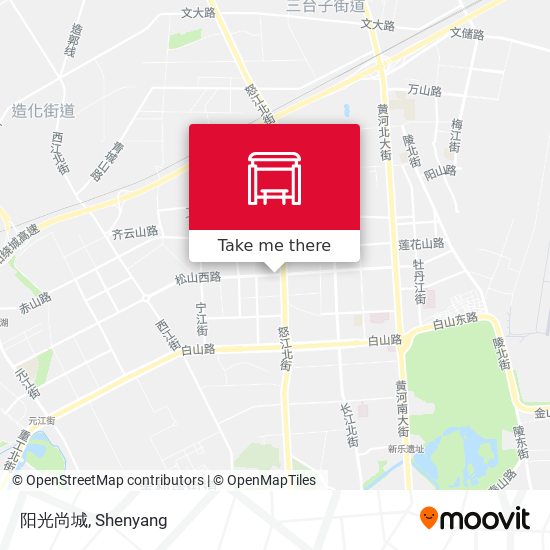 阳光尚城 map