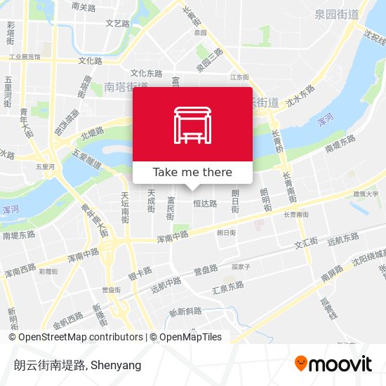 朗云街南堤路 map