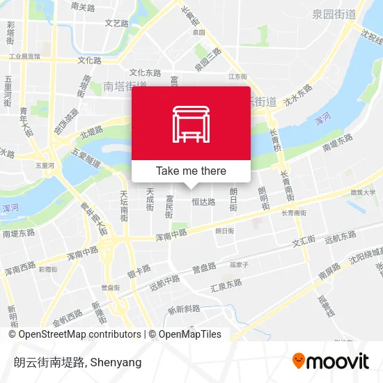 朗云街南堤路 map