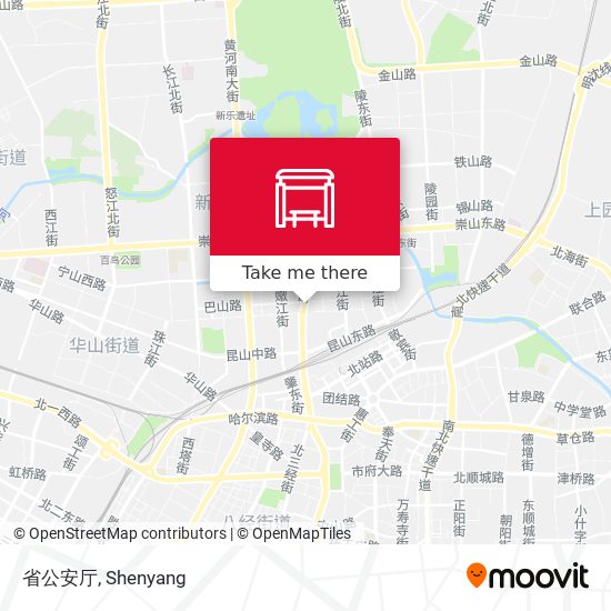 省公安厅 map