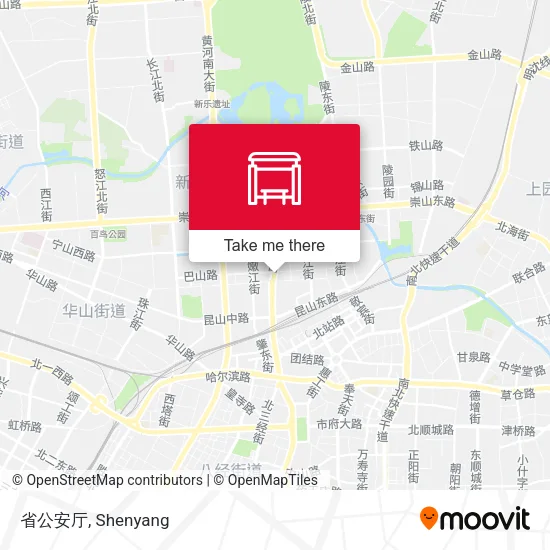 省公安厅 map