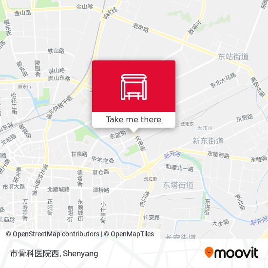市骨科医院西 map