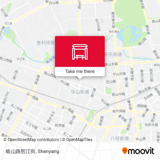 岐山路怒江街 map