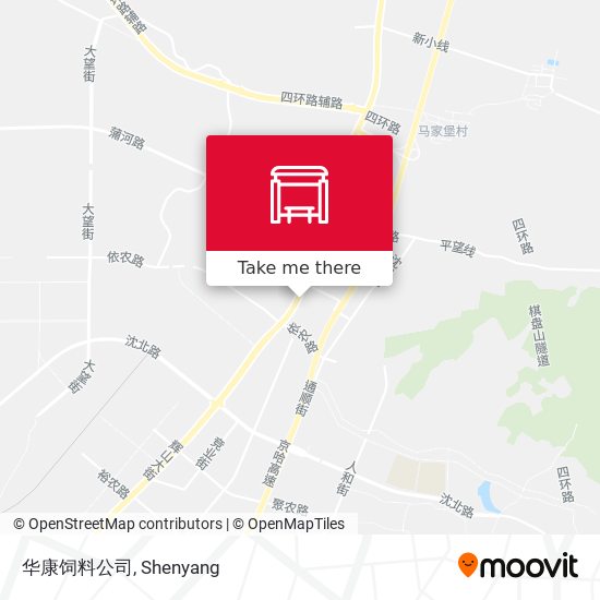 华康饲料公司 map