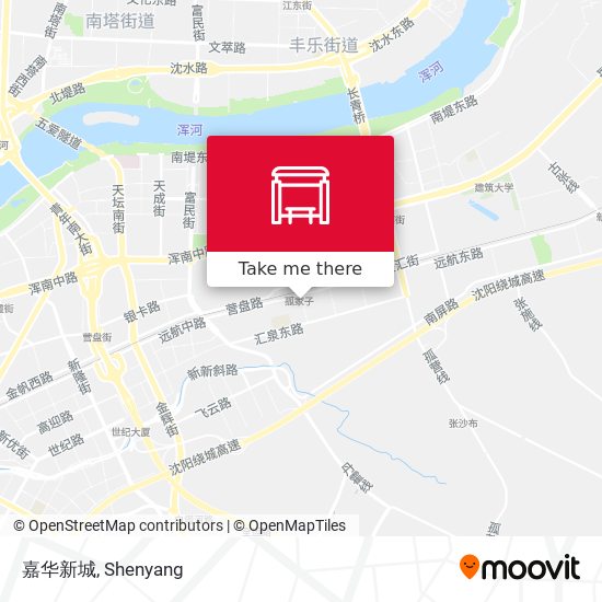 嘉华新城 map