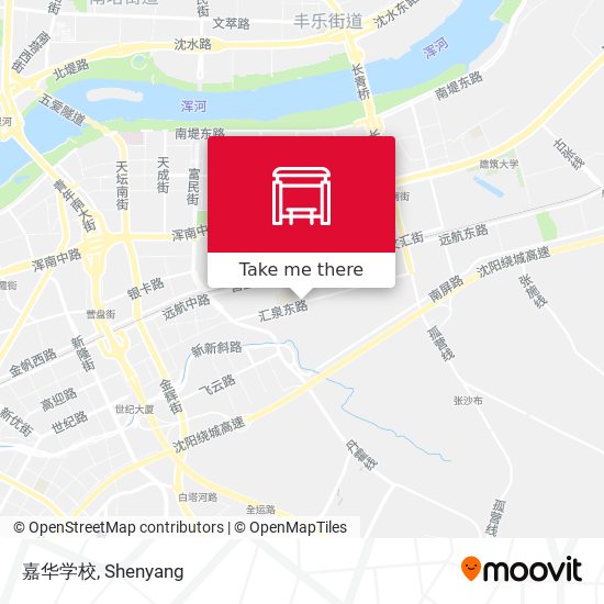 嘉华学校 map
