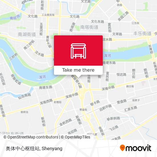 奥体中心枢纽站 map