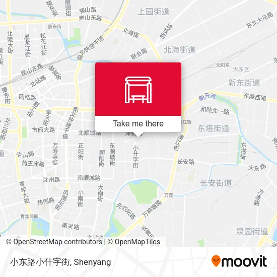 小东路小什字街 map