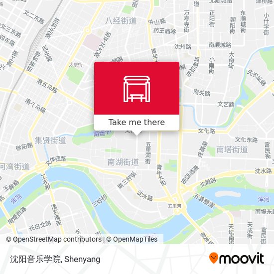 沈阳音乐学院 map