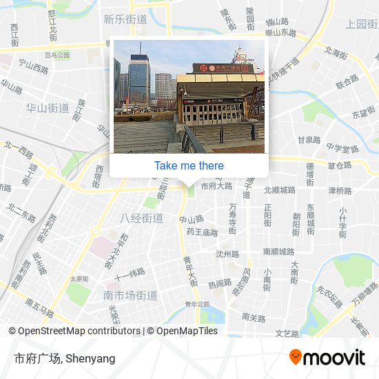 市府广场 map
