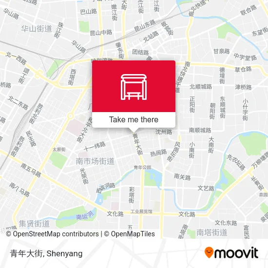 青年大街 map