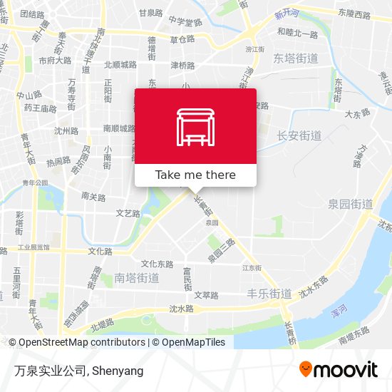 万泉实业公司 map