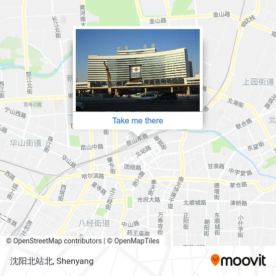 沈阳北站北 map