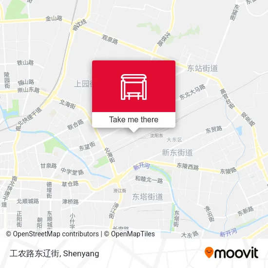 工农路东辽街 map