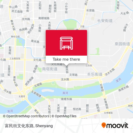 富民街文化东路 map