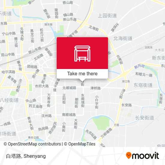 白塔路 map