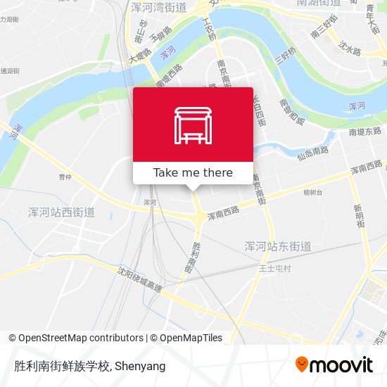 胜利南街鲜族学校 map